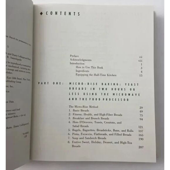 Bread In Half The Time: Use Your Microwave & Food Processer- hardcover - Picture 10 of 16